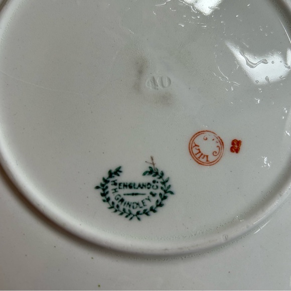 W.H.GRINDLEY ENGLAND Art Nouveau style plate - Picture 5 of 7